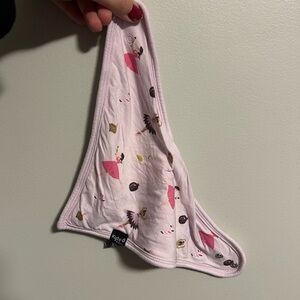 Kyte bamboo Pink ballerina infant drool Bib